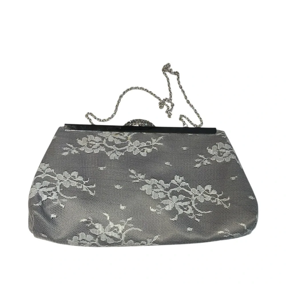 Ella Winston Chantilly Lace Clutch Bag